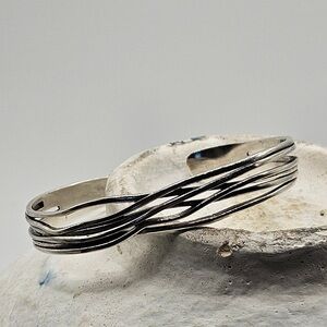 Women’s silver bracelet, silver bangle, jewelry, women’s cuff, bangle bracelet